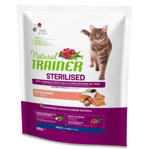 Natural trainer gatto sterilizzato salmone