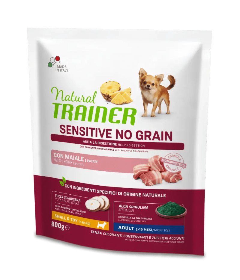 no gluten m&m maiale e patate 800gr