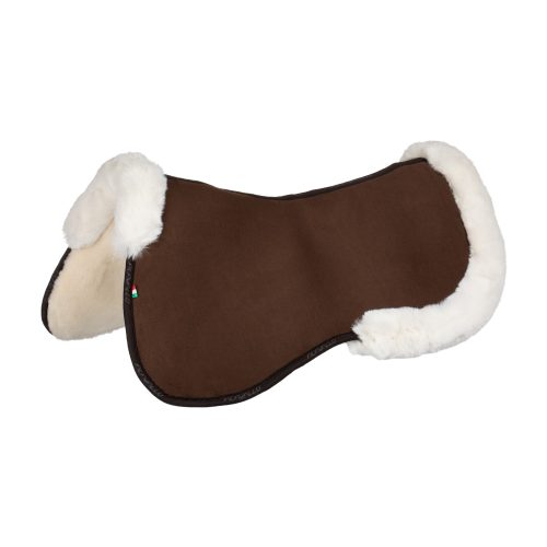 Pocket & Memory Foam Half Pad W/risers Full Sheepskin