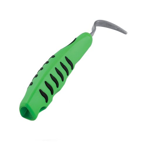 Nettapiedi Gancio Inox+ Manico Gomma Ergonomico Lime, Fuxia, Turquoise