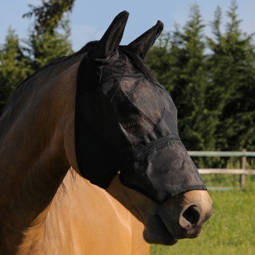 Maschera Antimosche Pvc C/copriorecchie E Zip