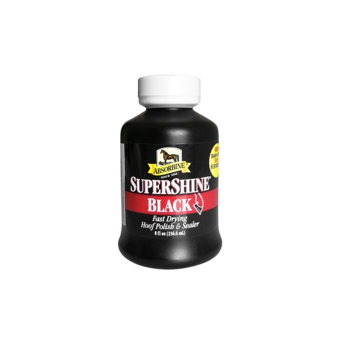 Supershine Black Hoof Polish Absorbine 236ml