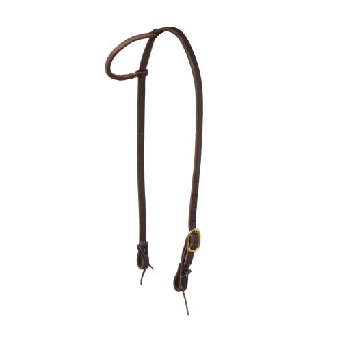 Single Adj Rolled Ear Western Bridle