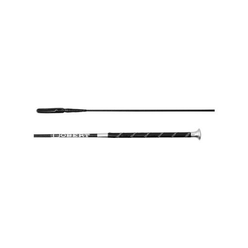 Frustino Dobert Dressage Nero Manico Cuoio + Swarovsky