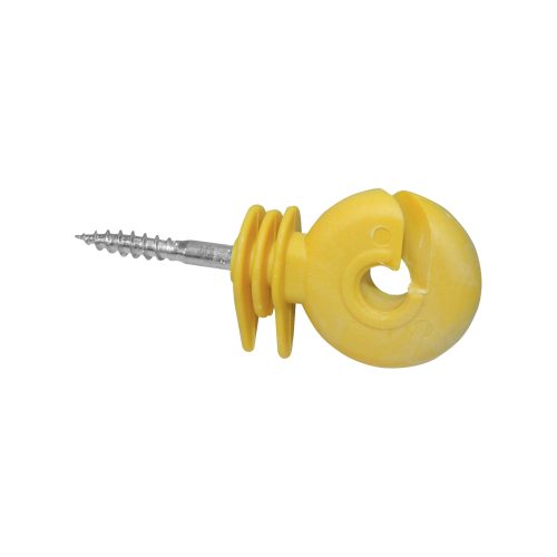 Isolatore Vite Legno Corda Giallo