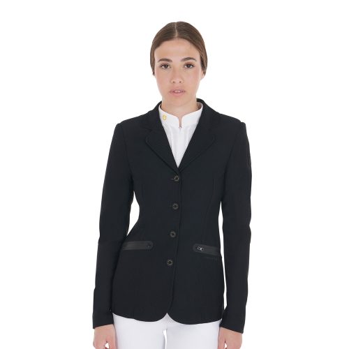Perforated Woman Riding Jacket