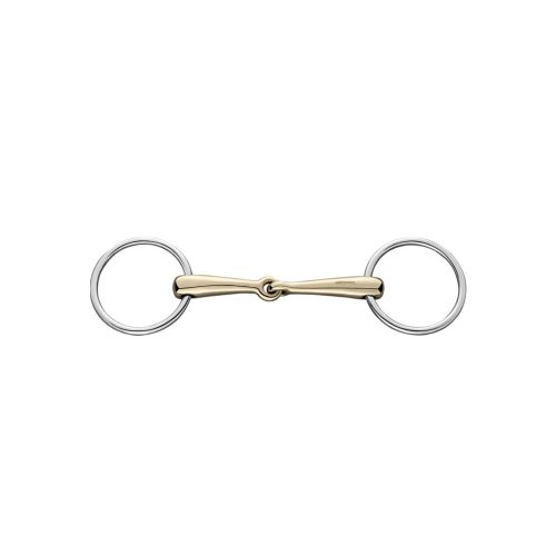 Loose Rg.snaffle Sensogan 18mm  Single J. W.70mm St.st. Rg.