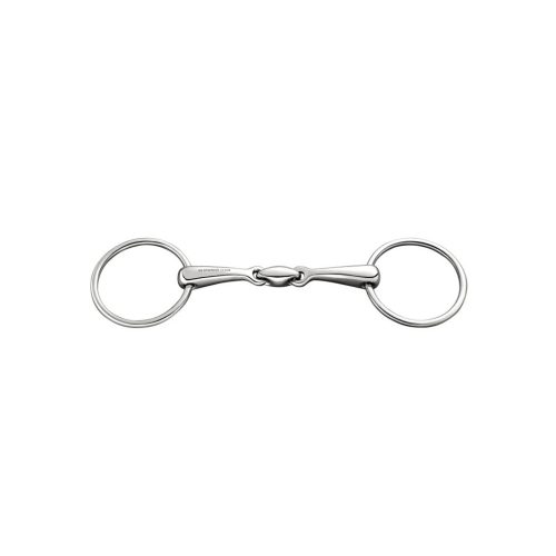 Loose Rg. Snaffle St.st. 18mm  Dbl.j. W. 70mm St.st. Rg.