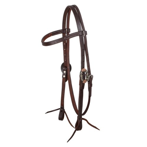 Western Fancy German Silver Buckels Bridle