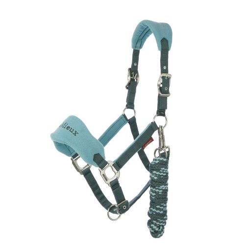 Vogue Headcollar & Leadrope Petrol