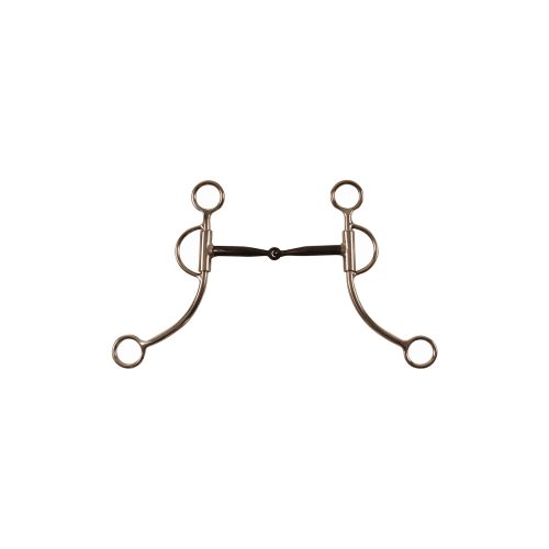 Morso Western Inox Imboccatura Ferro Nero Aste Lunghe