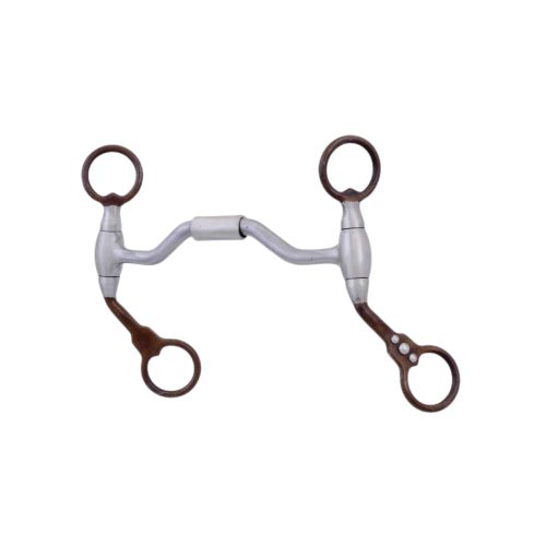 Morso Futurity Incernierato Con Intarsi In Ferro Dolce E Rame 8mm