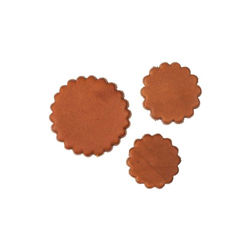 Leather Rosset Pool's (2pcs)