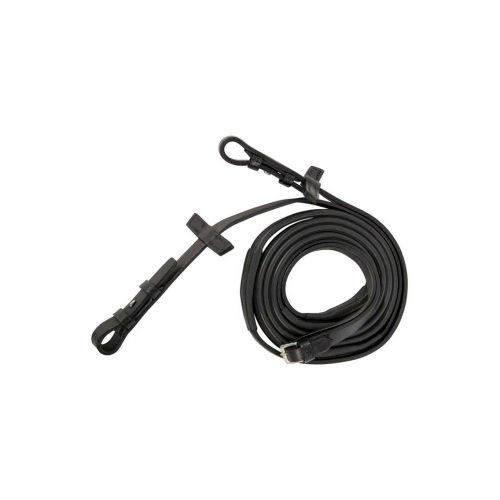 "rubber Reins Slimline (1/2"") With Hooks"