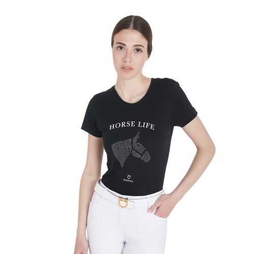 Diamonds Horse Life Woman T-shirt